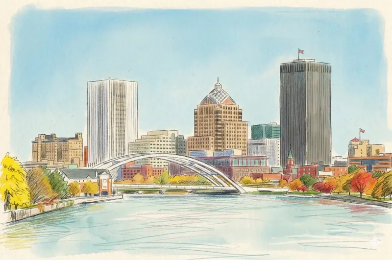 City of Rochester Color Sketch